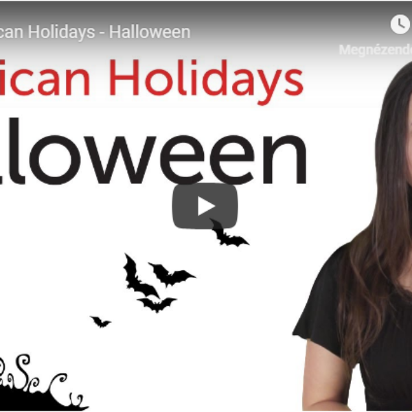 Halloween – Videó angolul tanulóknak!