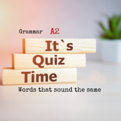 Quiz: Words that sound the same